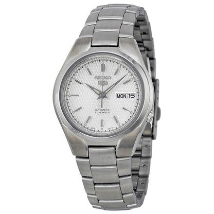 Men'S 5 Automatic Silver Dial Watch SNK601