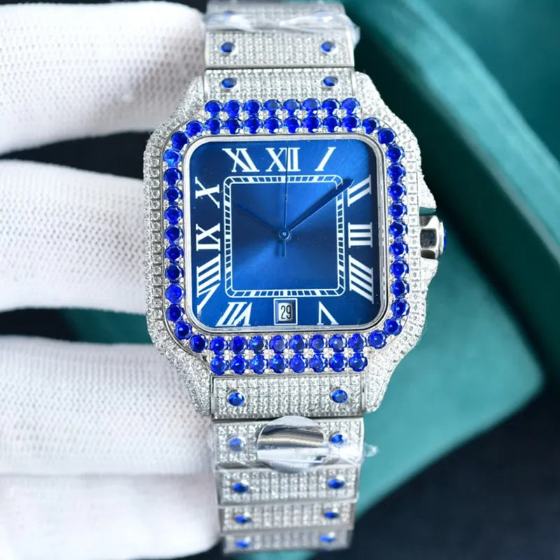 Diamond Watch Designer Watches Automatic Mechanical Movement Waterproof Bracelet Sapphire Stainless Steel 904L 40Mm Fashion Wristwatch Montre De Luxe