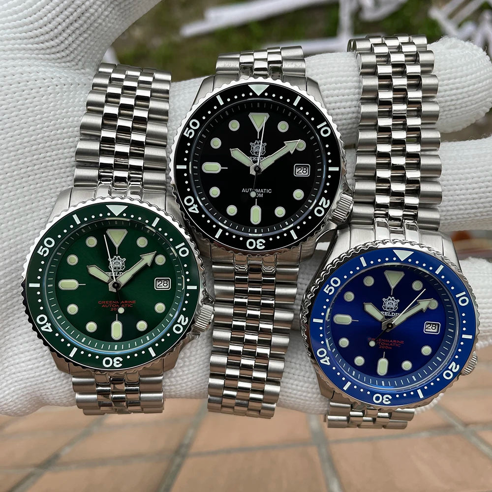 SD1973 Men'S Watch Dive Watch Automatic Mechanical Men'S Watch NH35 Bracelet 41Mm Diver Watch Men Watches