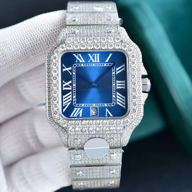 Diamond Watch Designer Watches Automatic Mechanical Movement Waterproof Bracelet Sapphire Stainless Steel 904L 40Mm Fashion Wristwatch Montre De Luxe