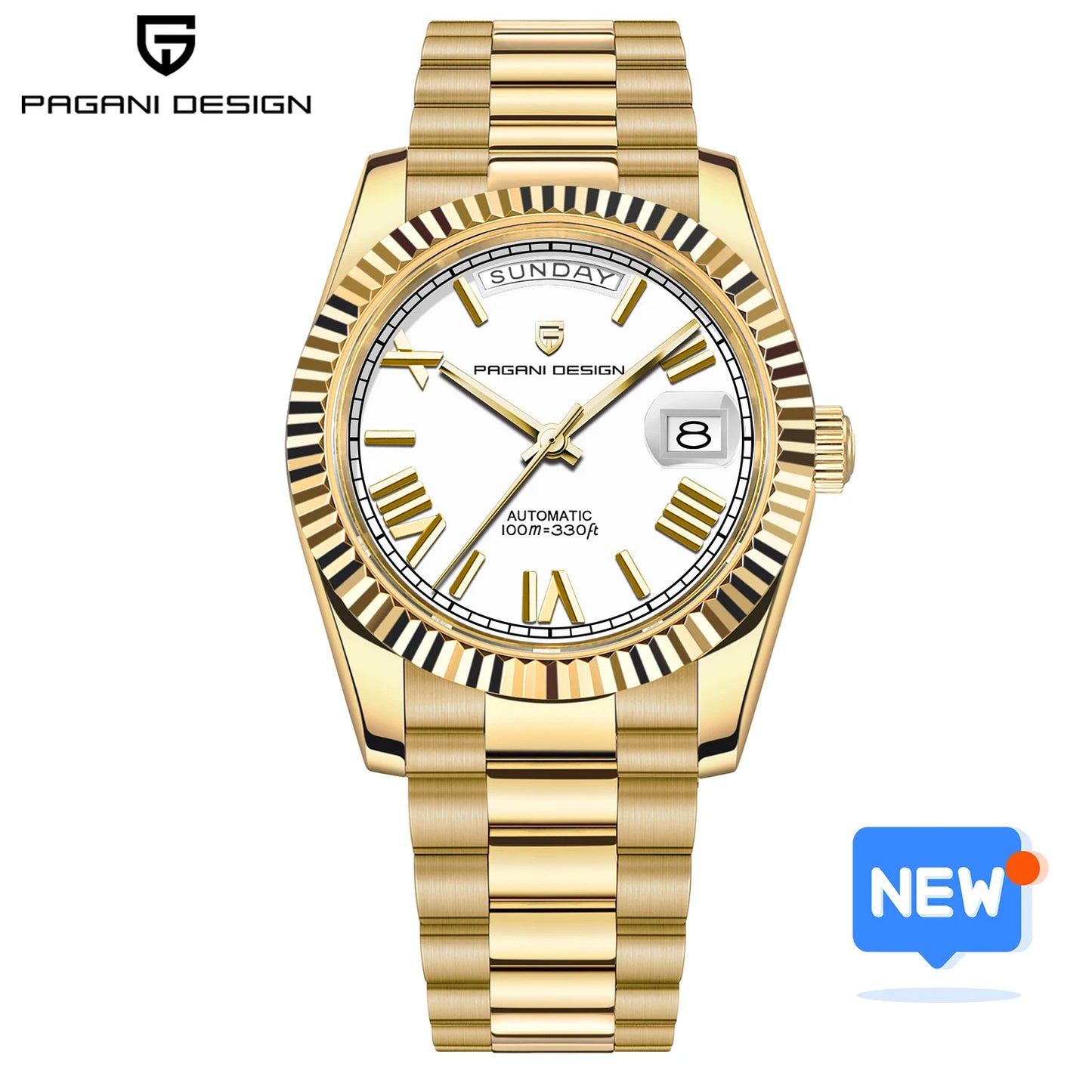 DD36 Gold Green V2 Men'S Mechanical Watches Luxury Automatic Watch for Men 2023 New AR Sapphire Glass Wrist Watch