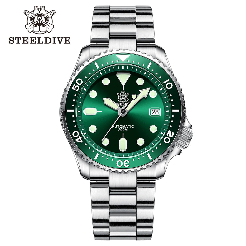 SD1973 Men'S Watch Dive Watch Automatic Mechanical Men'S Watch NH35 Bracelet 41Mm Diver Watch Men Watches
