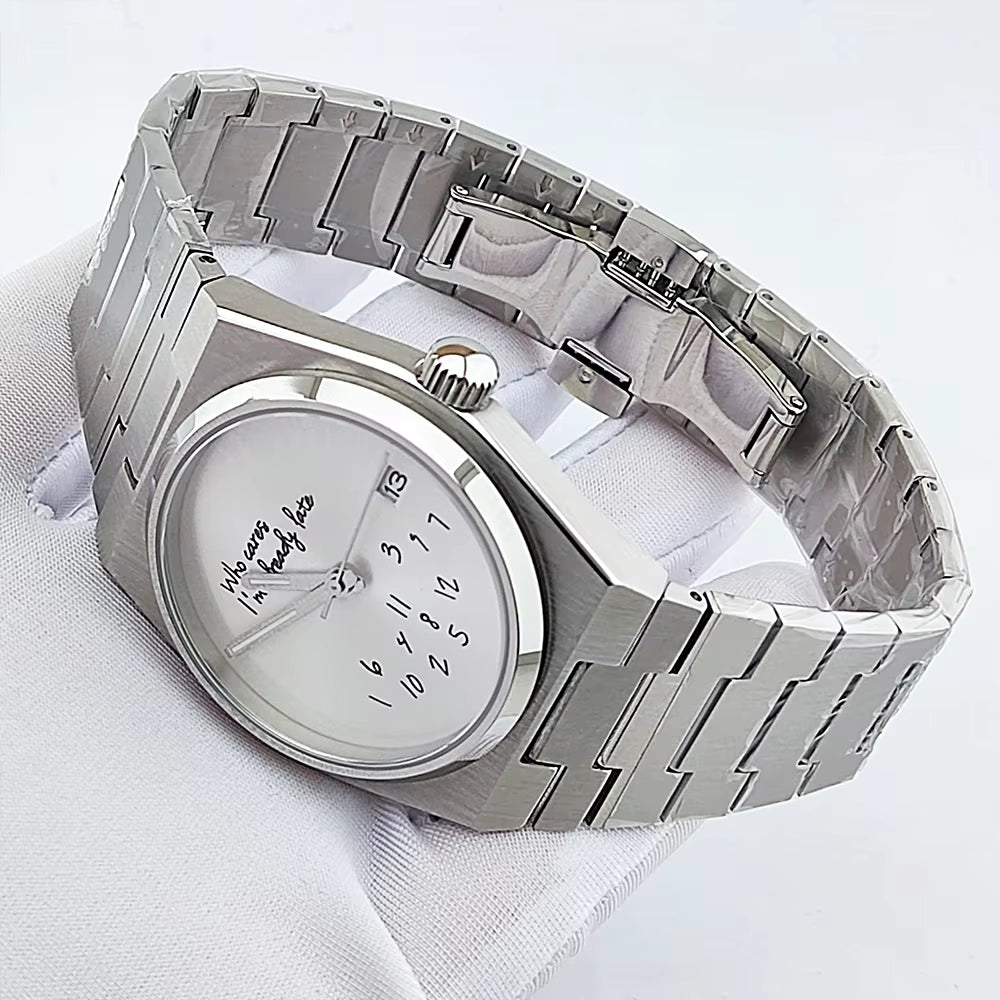 NH35 Watches Who Case Dial Watches Sapphire Glass Waterproof Watches Automatic Movement Mechanical Watches Luxury Men'S Watches