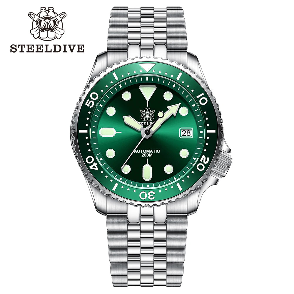 SD1973 Men'S Watch Dive Watch Automatic Mechanical Men'S Watch NH35 Bracelet 41Mm Diver Watch Men Watches