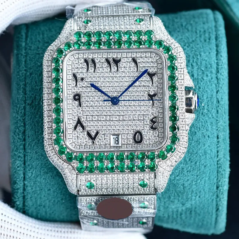 Diamond Watch Designer Watches Automatic Mechanical Movement Waterproof Bracelet Sapphire Stainless Steel 904L 40Mm Fashion Wristwatch Montre De Luxe