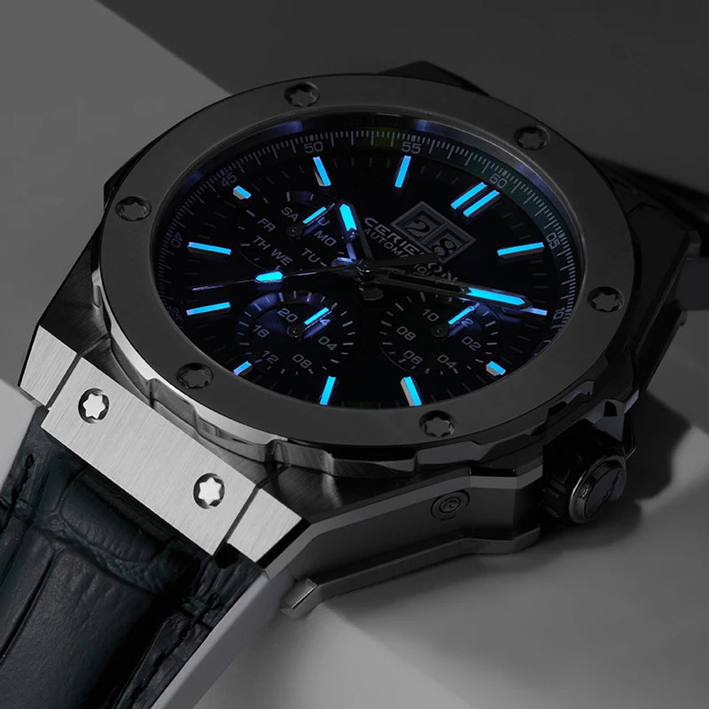 New Luxury Mens Automatic Watch Pagani Designs Mechanical Watches for Man Wristwatches Waterproof Movement Sapphire Reloj Homber