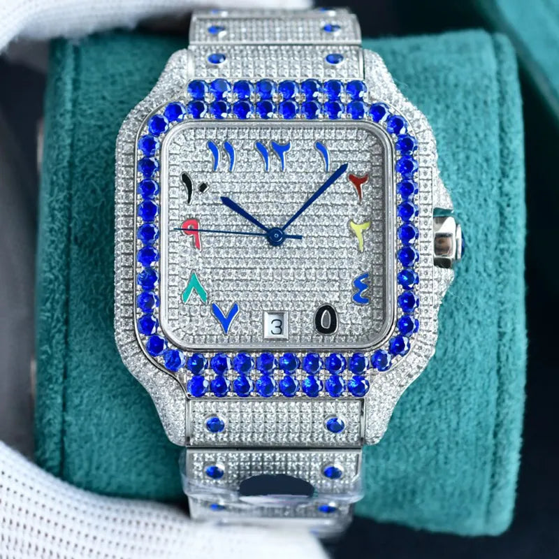 Diamond Watch Designer Watches Automatic Mechanical Movement Waterproof Bracelet Sapphire Stainless Steel 904L 40Mm Fashion Wristwatch Montre De Luxe