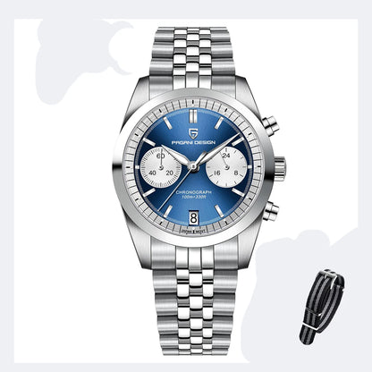 PD1775 Men'S Pilot Quartz Watches Sports Waterproof Wristwatch Sapphire Automatic Watch Relogio Masculino
