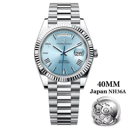 2026 New  DD40 Luxury Rose Gold Automatic Watch for Men Mechanical Watches AR Sapphire Glass Date Wrist Watch Men