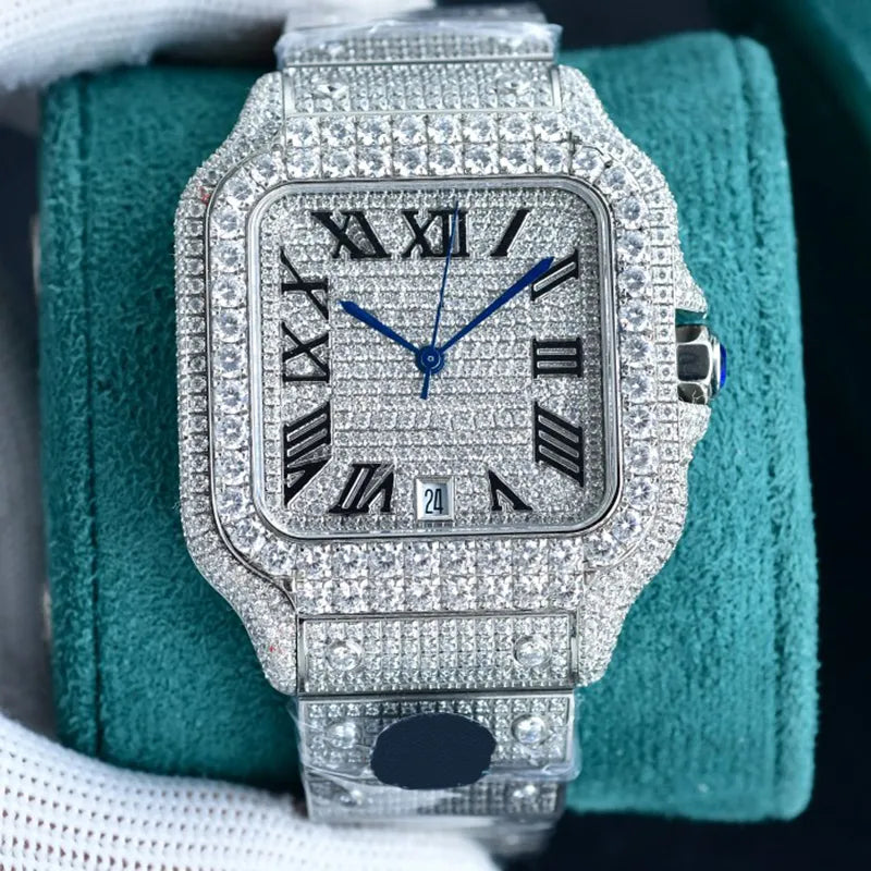 Diamond Watch Designer Watches Automatic Mechanical Movement Waterproof Bracelet Sapphire Stainless Steel 904L 40Mm Fashion Wristwatch Montre De Luxe