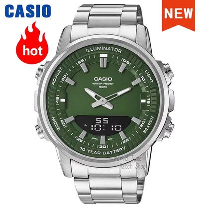 Watch for Men Top Luxury Set Quartz 50M Waterproof Chronograph Men Watch Sport Military Watch Relogio Masculino