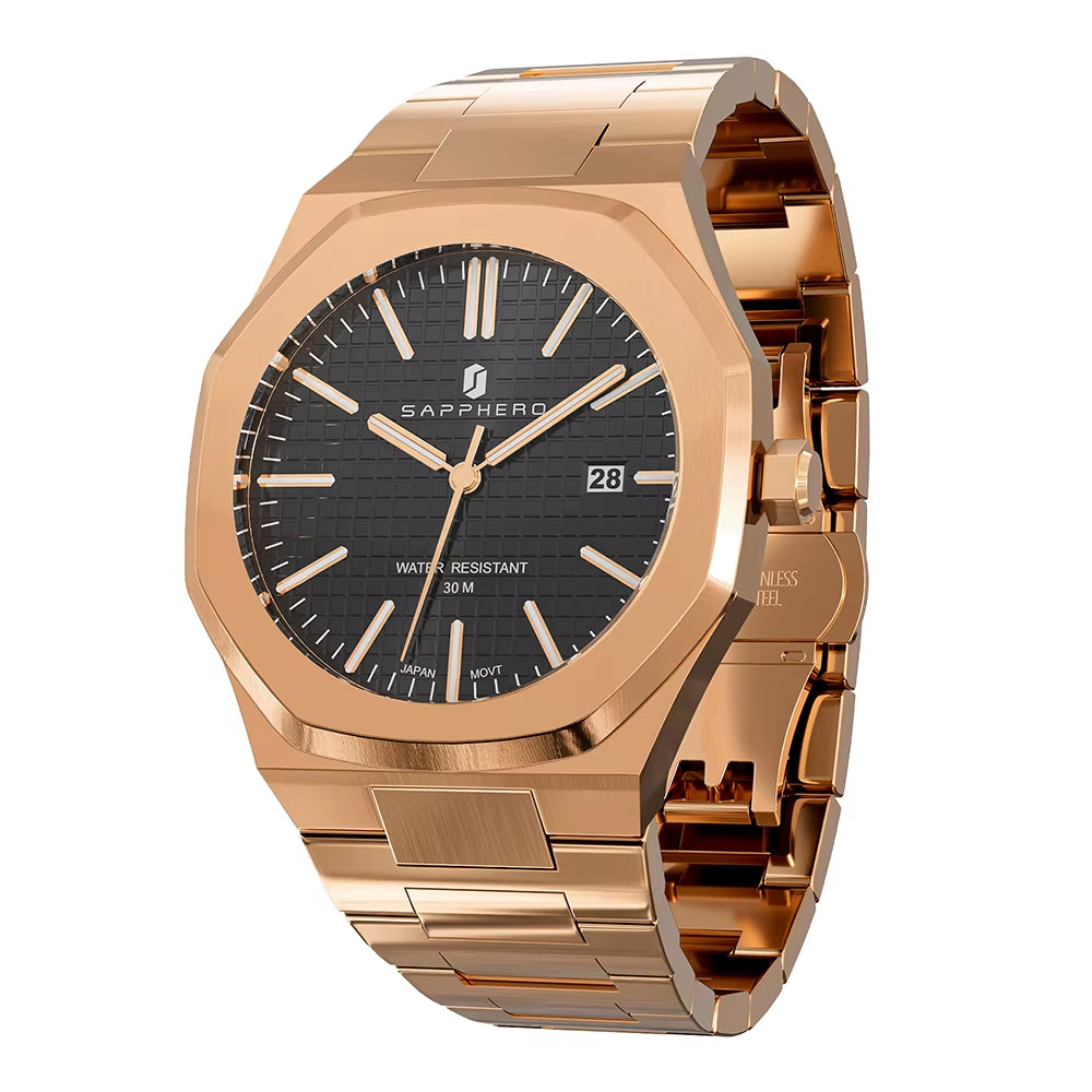 Men'S Watches Classic Business Watches Stainless Steel Watches High-End Clocks Imported Movements Sports Wristwatch