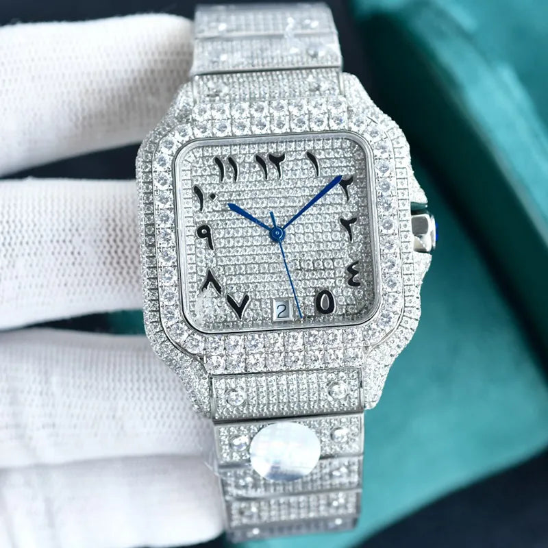 Diamond Watch Designer Watches Automatic Mechanical Movement Waterproof Bracelet Sapphire Stainless Steel 904L 40Mm Fashion Wristwatch Montre De Luxe
