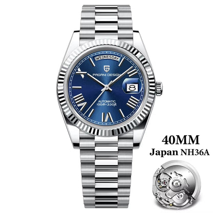 2026 New  DD40 Luxury Rose Gold Automatic Watch for Men Mechanical Watches AR Sapphire Glass Date Wrist Watch Men