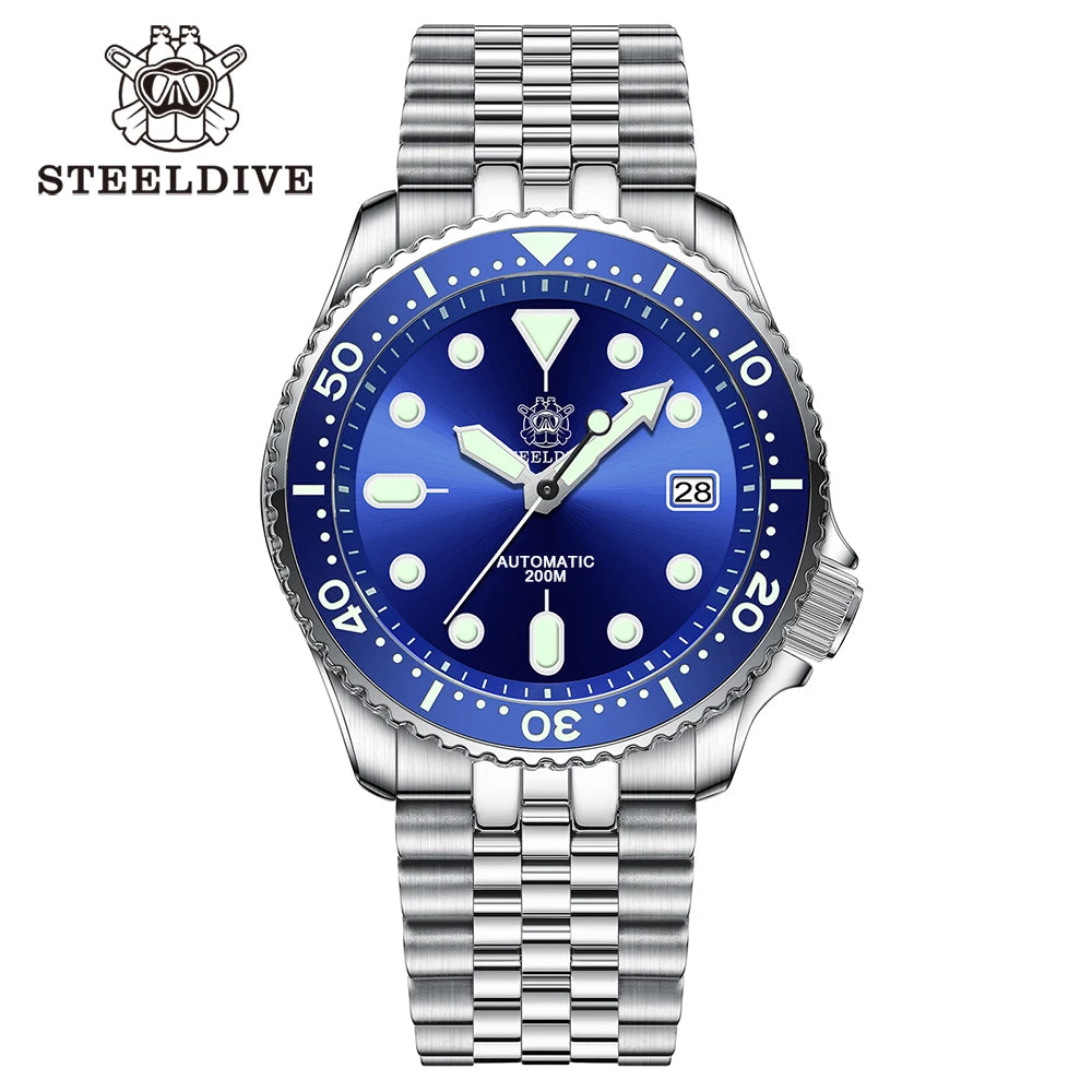 SD1973 Men'S Watch Dive Watch Automatic Mechanical Men'S Watch NH35 Bracelet 41Mm Diver Watch Men Watches