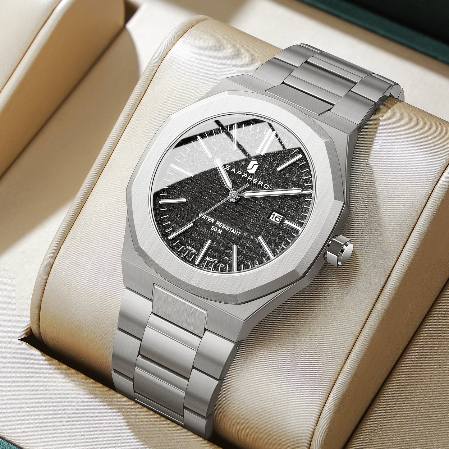 Men'S Watches Classic Business Watches Stainless Steel Watches High-End Clocks Imported Movements Sports Wristwatch