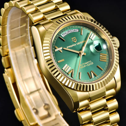 DD36 Gold Green V2 Men'S Mechanical Watches Luxury Automatic Watch for Men 2023 New AR Sapphire Glass Wrist Watch