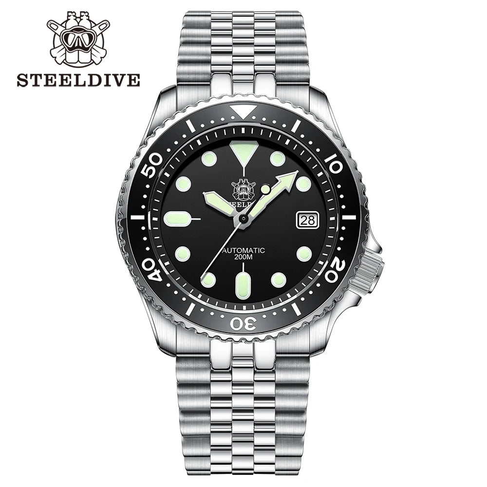 SD1973 Men'S Watch Dive Watch Automatic Mechanical Men'S Watch NH35 Bracelet 41Mm Diver Watch Men Watches